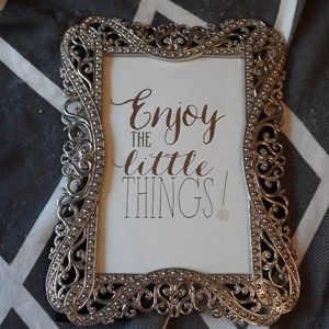 4x6 Parisian home detailed metal picture frame